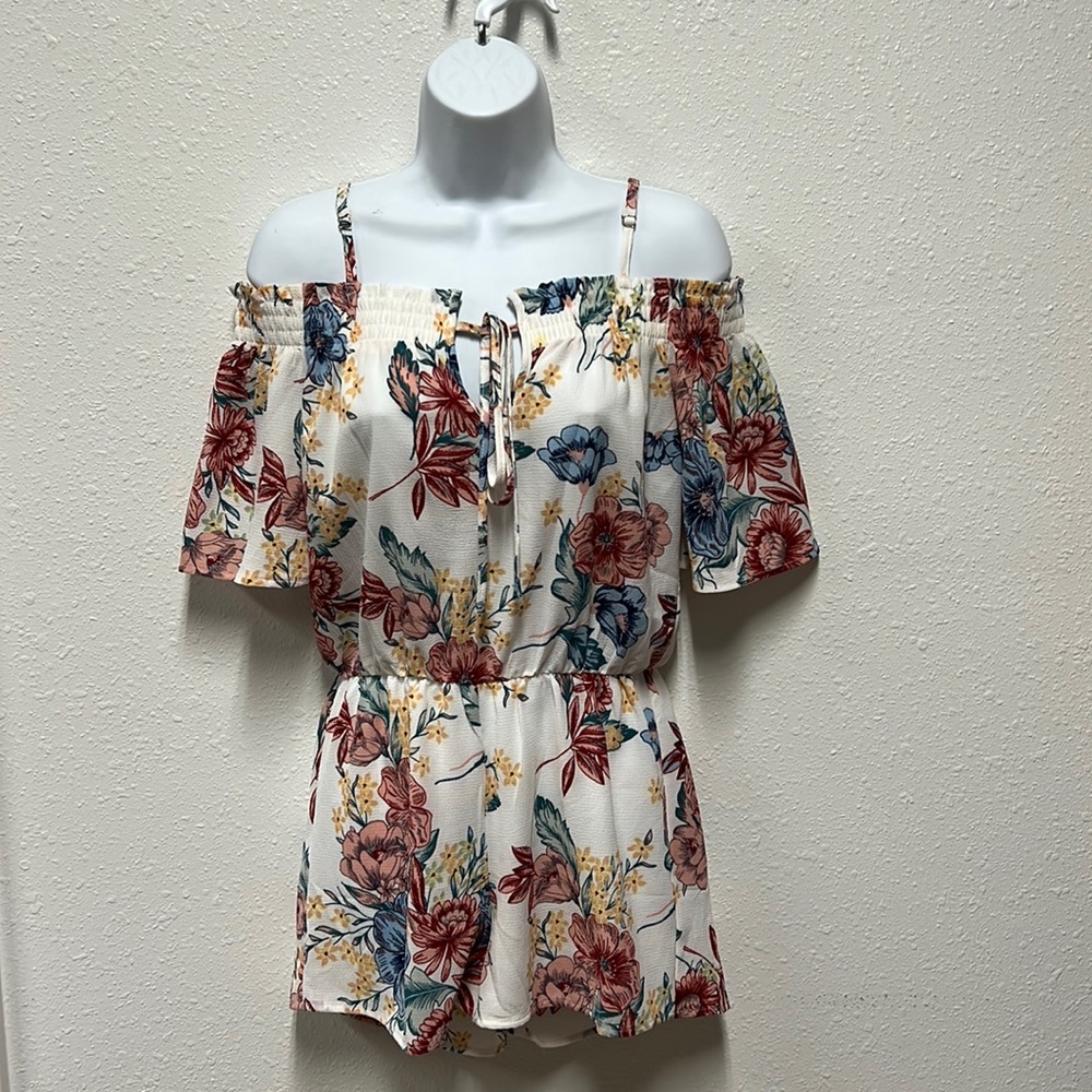 LOVE J Floral romper